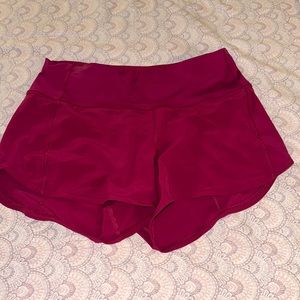 Lululemon speed ups 4” high rise